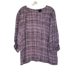 Worthington Women's Boat Neck Tunic Top, Size XL